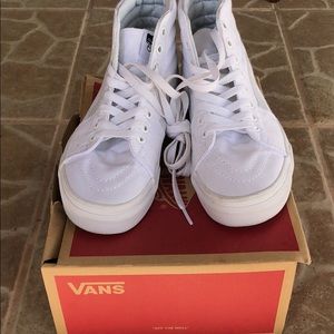 White high top vans
